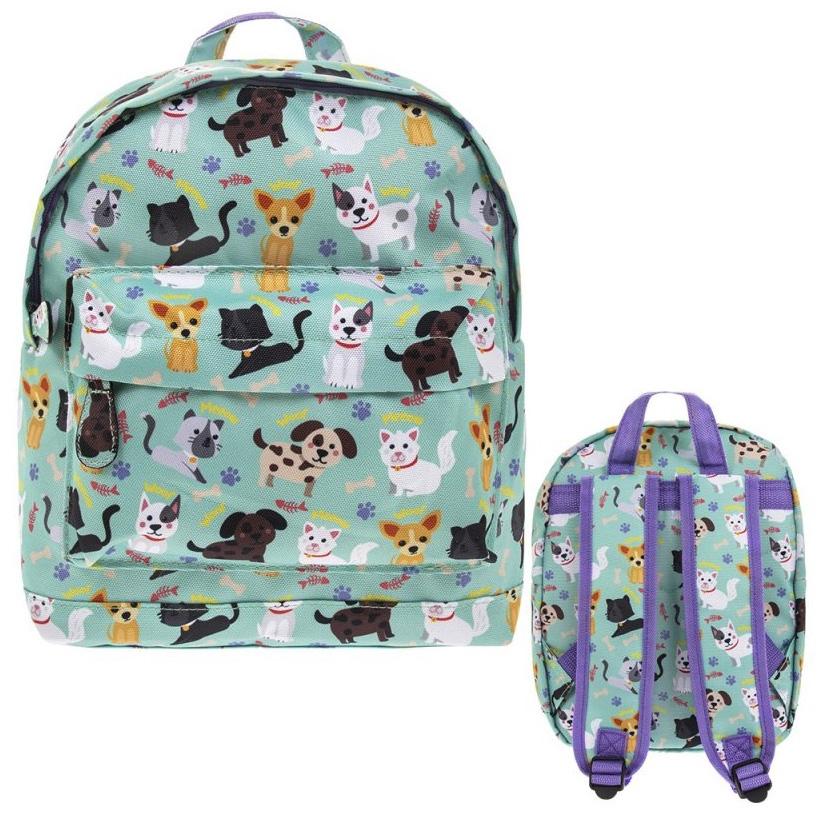CATS AND DOGS BACKPACK 20X12X25CM - Groovy The Store - Concept Shop